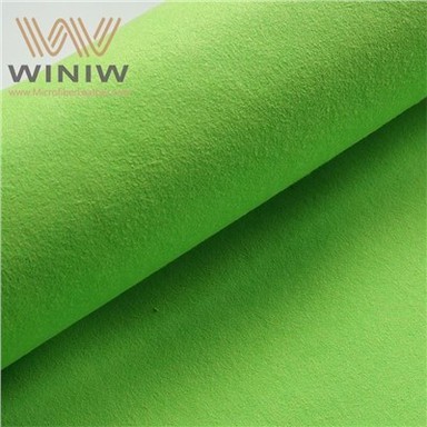 Zöld velúr szövet mikroszálas szintetikus velúr bőr autósüléshez