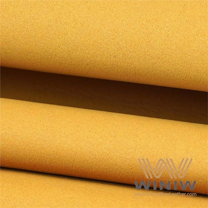Synthetic Suede Fabric Faux Leather Material For Shoe Lining